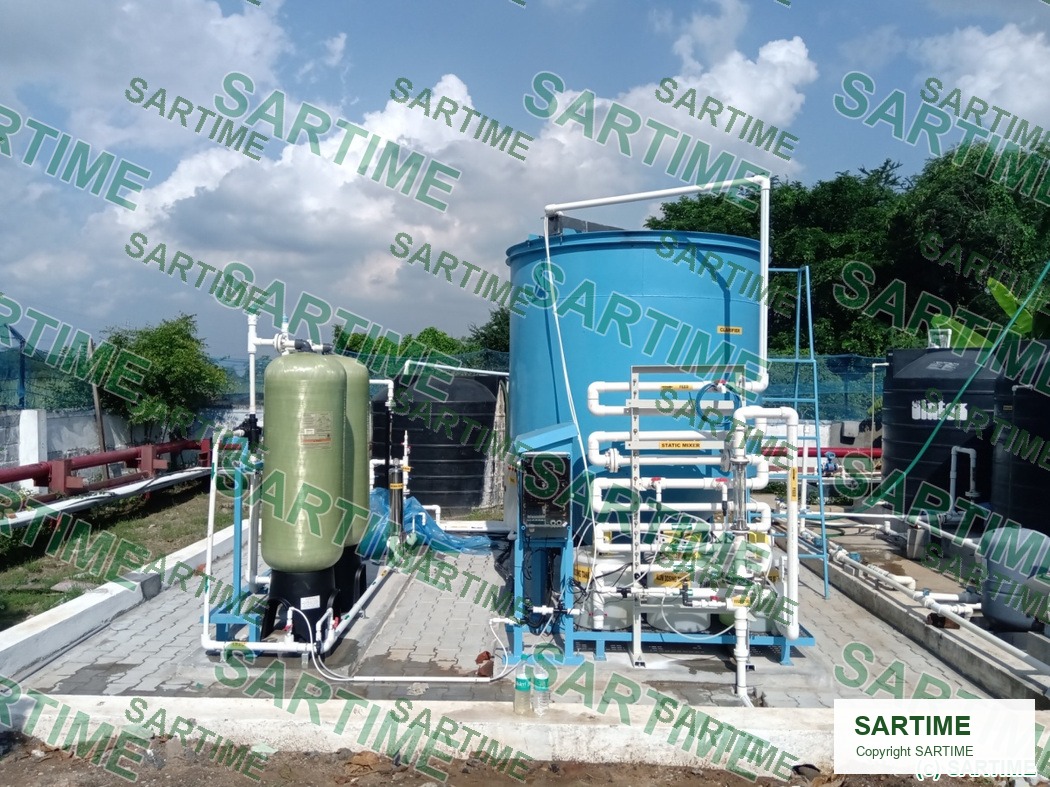 Pond water treatment system