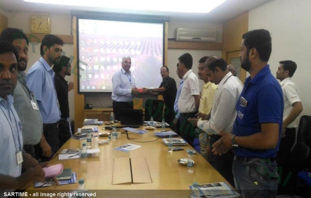 SARTIME technical presentation at industrial vendor meet