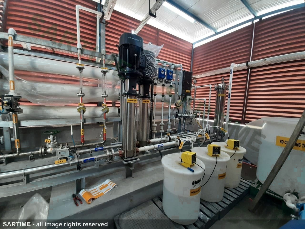 Mylan 400 KLD recycling RO plant