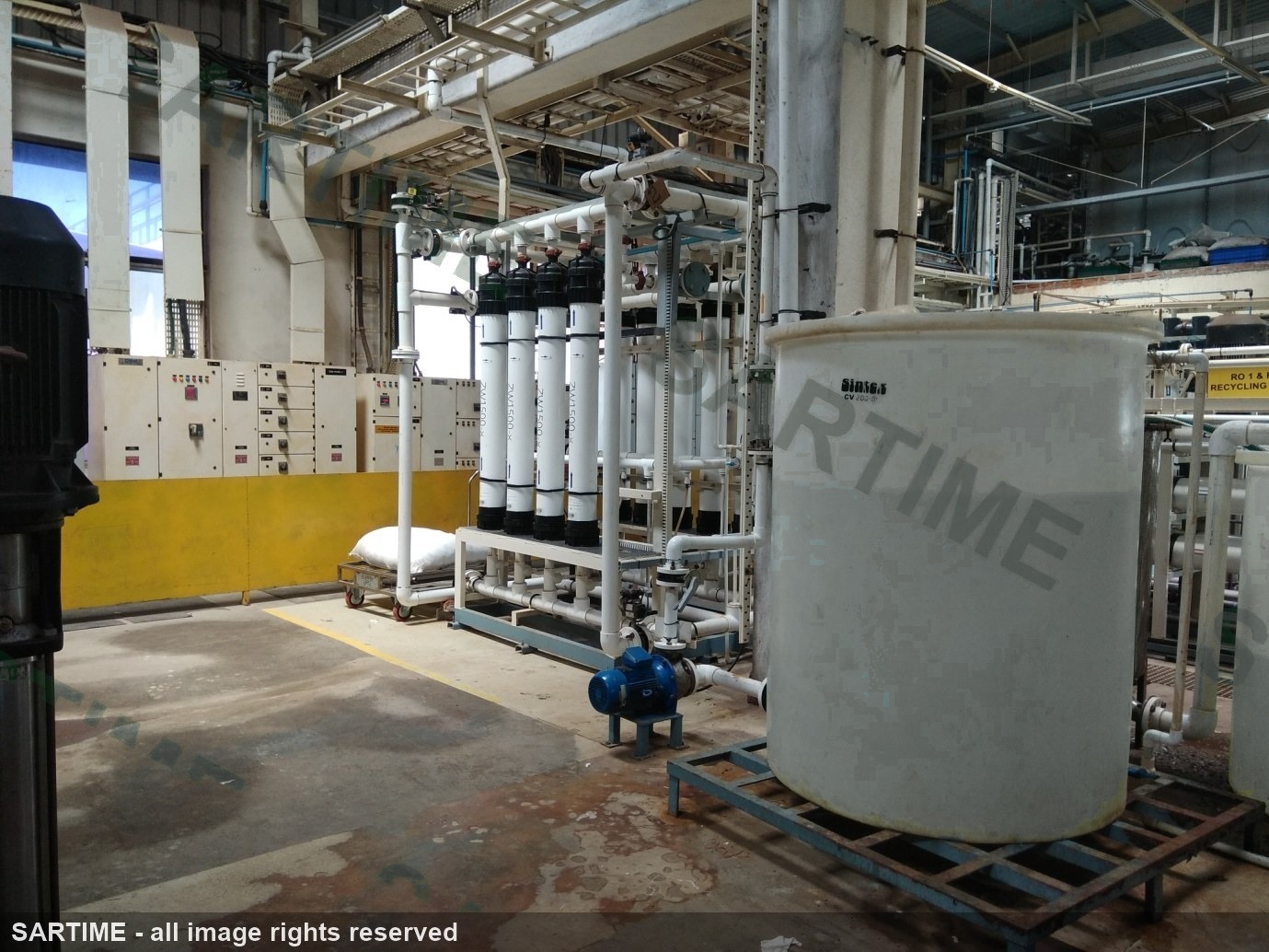 Water reuse plant equipment reference
